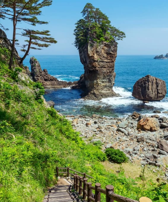 岩手県宮古市　山王岩