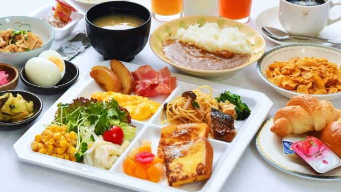 ホテルリステル新宿の朝食ビュッフェ