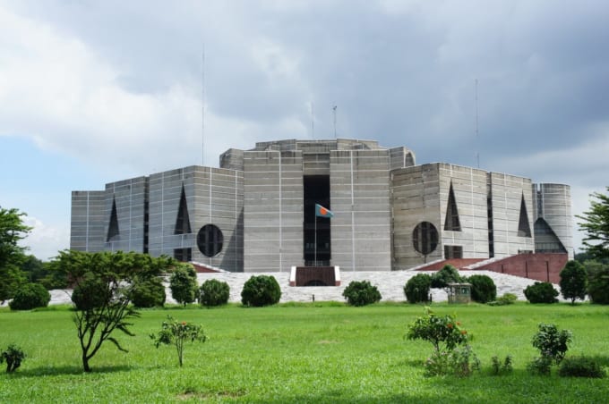 バングラデシュ国会議事堂（ダッカ）