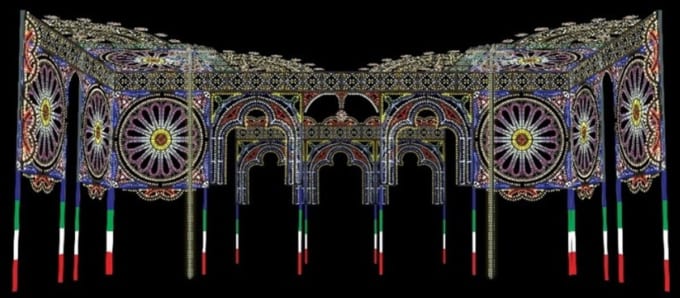 「第31回神戸ルミナリエ」旧外国人居留地『ドッピオガゼボ』