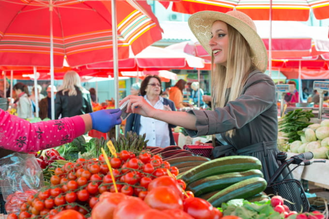 ドラツ市場（ザグレブ）