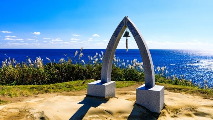 鵜原理想郷（南房総国定公園）の手弱女平「幸せの鐘」