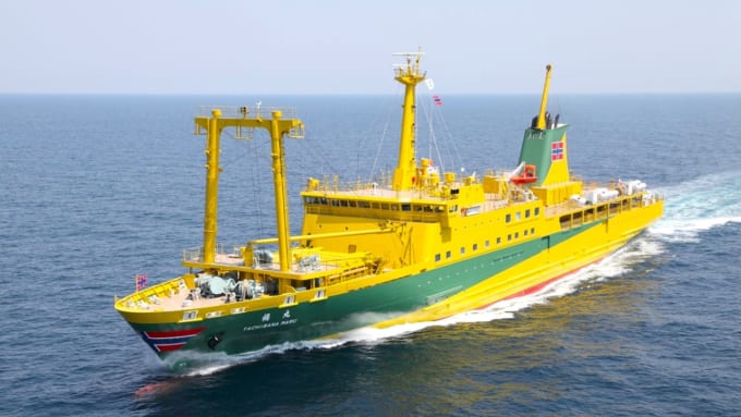 東海汽船の大型客船「橘丸」