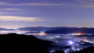 雲海と出会える霧の都「亀岡」