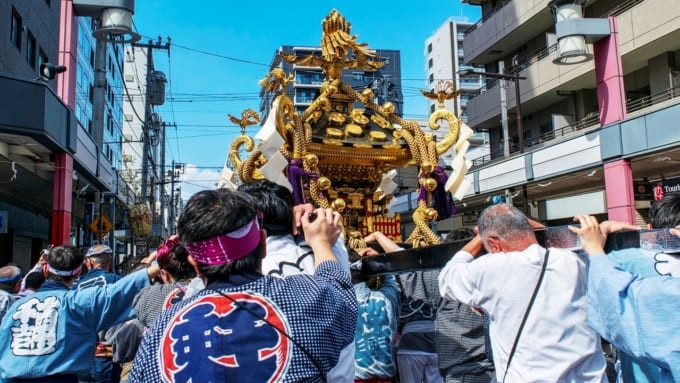東京　浅草の三社祭