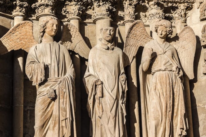 世界遺産「ランスのノートルダム大聖堂」受胎告知