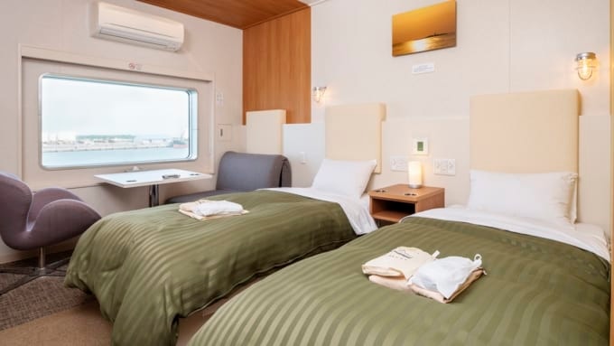 宮崎カーフェリーのプレミアムツイン