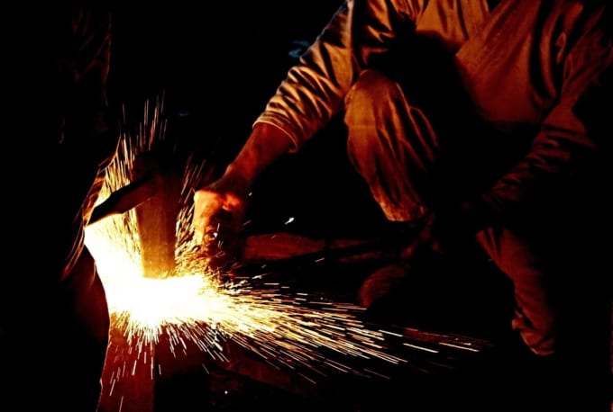 関鍛冶伝承館　刃物鍛錬の実演（岐阜県）