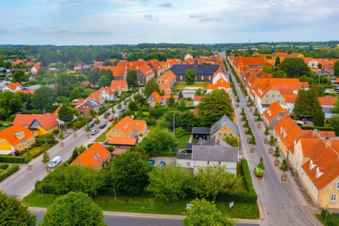 モラヴィア教会の入植地、クリスチャンスフェルド（デンマーク世界遺産）