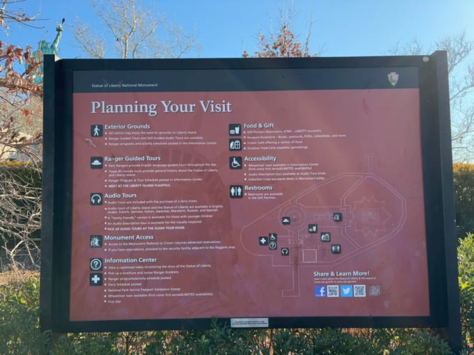 リバティ島マップ（自由の女神像）