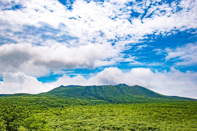 三原山頂登山口からの風景