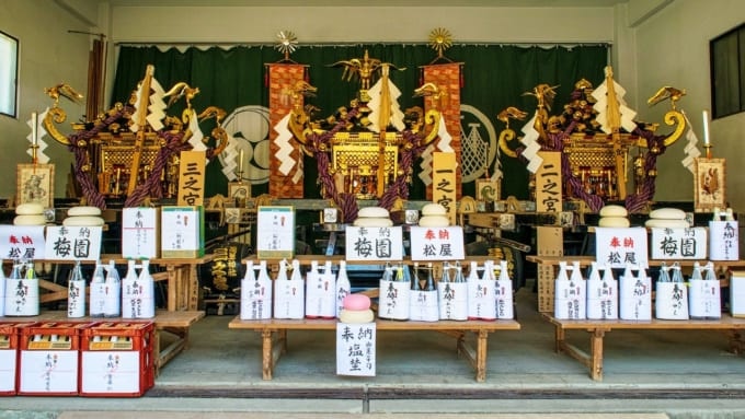 淺草　三社祭　初日　本社神輿神霊入れの儀