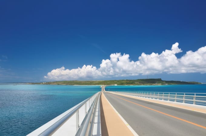 宮古島と伊良部島を結ぶ伊良部大橋