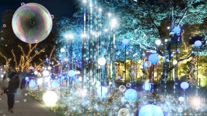 東京ミッドタウン　MIDTOWN CHRISTMAS　Ensemble lights