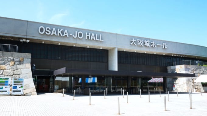 大阪城ホールの入口