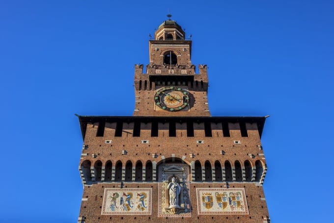 スフォルツェスコ城 フィレーテの塔