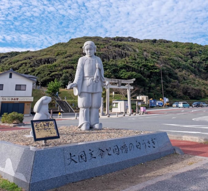 白兎海岸『因幡の白うさぎ』像（鳥取県鳥取市）