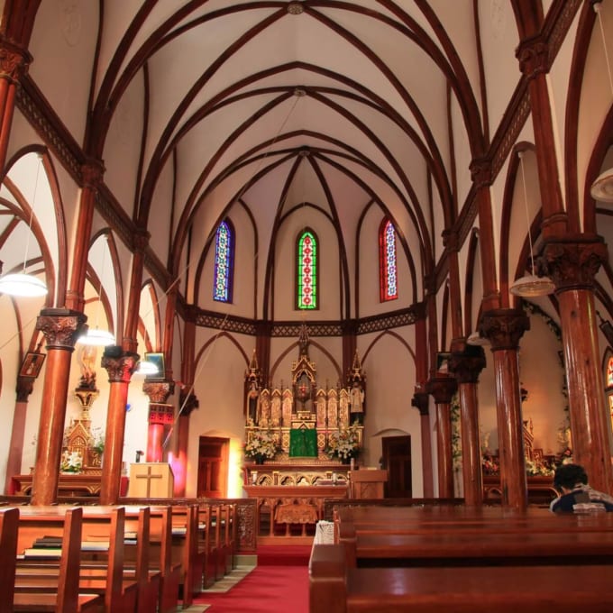 青砂ヶ浦天主堂（長崎県五島列島・中通島）