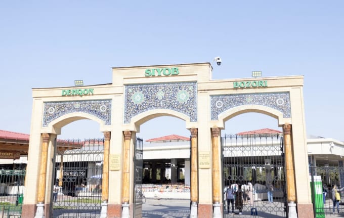 シヨブ・バザール（ウズベキスタン・サマルカンド）