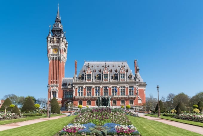 カレー市庁舎の鐘楼（世界遺産）