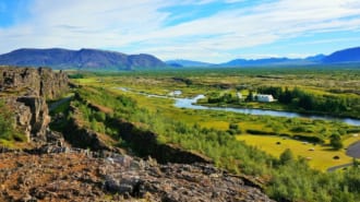 シンクヴェトリル国立公園　ギャウ（アイスランドの世界遺産）