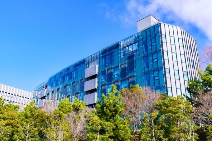 ポートアイランドの理化学研究所（兵庫県神戸市）