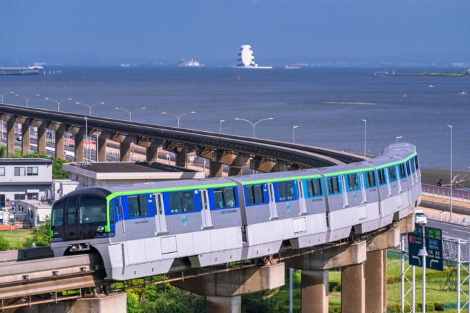 羽田空港へ向かう東京モノレール