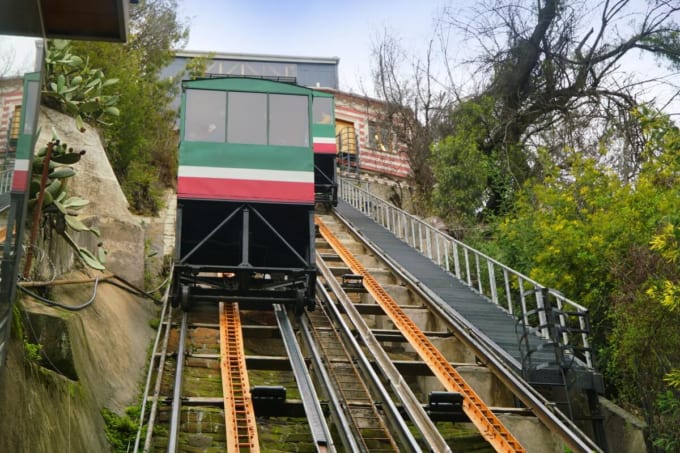 バルパライソのアセンソール（チリ）