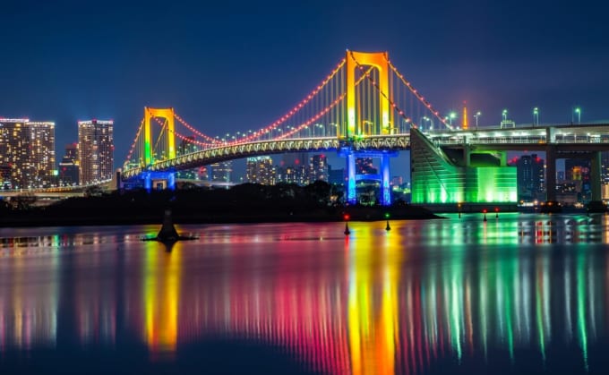 レインボーブリッジ（東京・お台場）