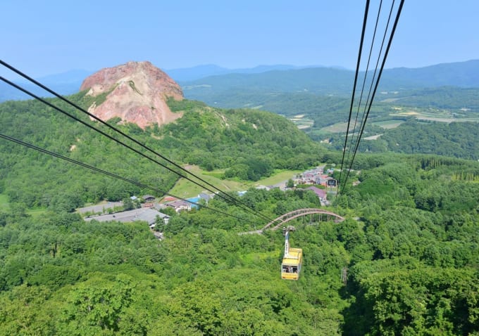 有珠山ロープウェイと昭和新山
