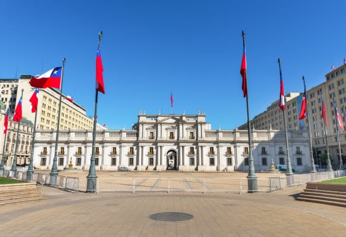 モネダ宮殿（サンティアゴ）