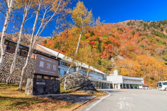 扇沢駅　立山黒部アルペンルート