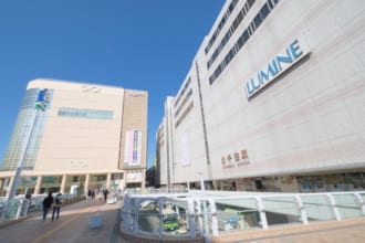 北千住駅西口前のペデストリアンデッキ