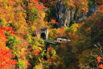 鳴子峡の紅葉