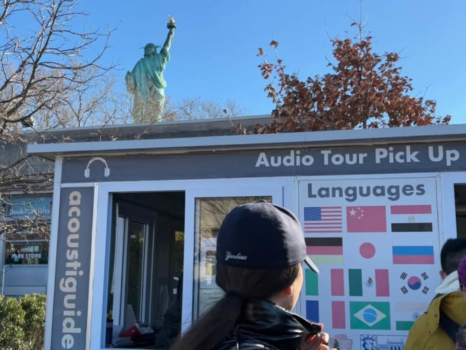 日本語音声ガイド無料レンタル（リバティ島・自由の女神像）　