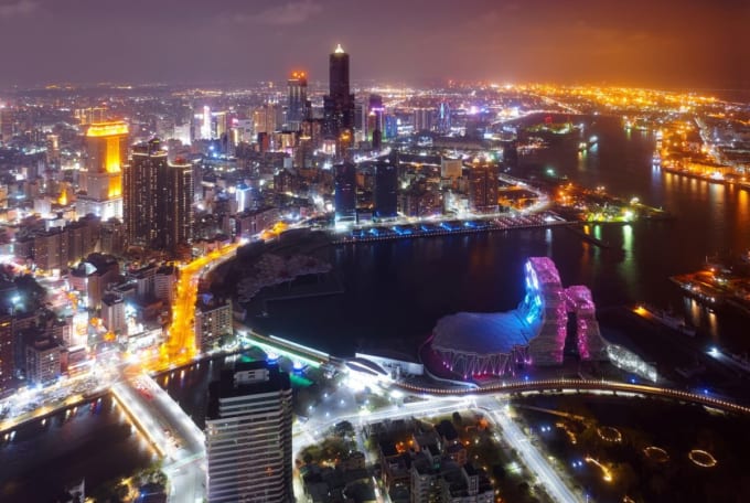 台湾・高雄の夜景