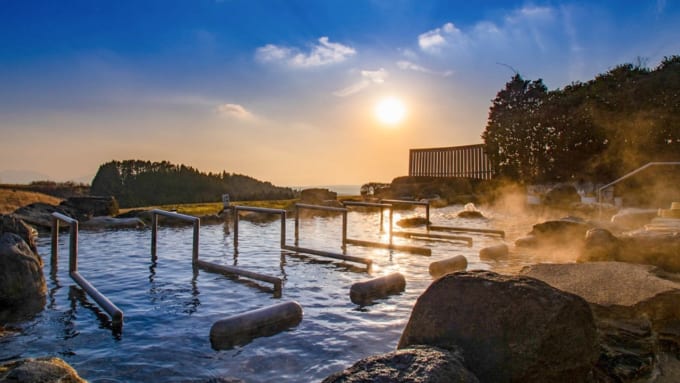 瀬の本高原ホテルの露天風呂