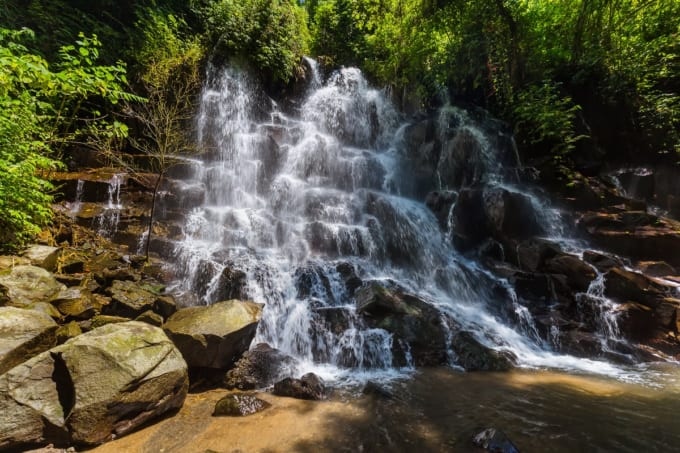 バリ島の「カントランポの滝」