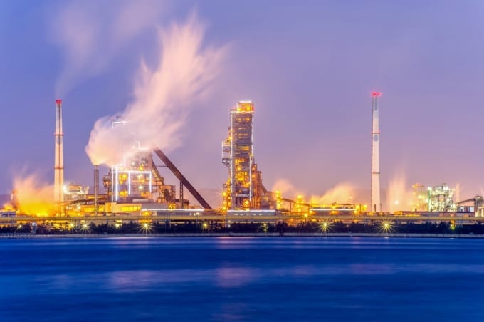 ポスコの工場夜景