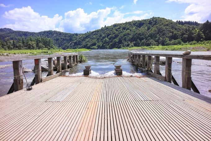 越後川口やな場