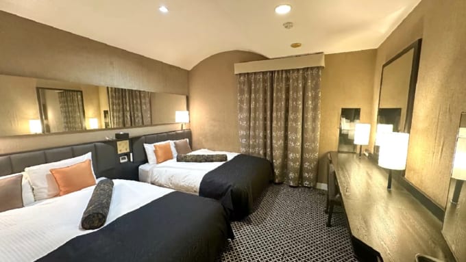 アパホテル〈TKP札幌駅北口〉EXCELLENTの客室（プレミアムツインルーム）