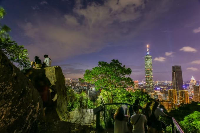 象山からの夜景（台北101）