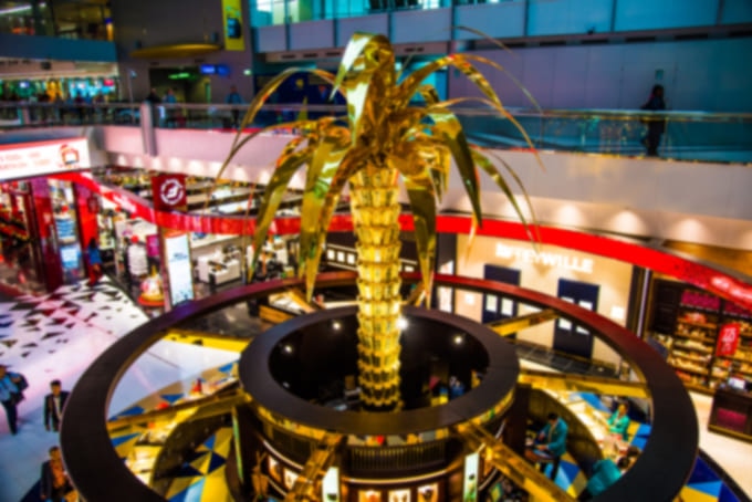 ドバイ空港の風景