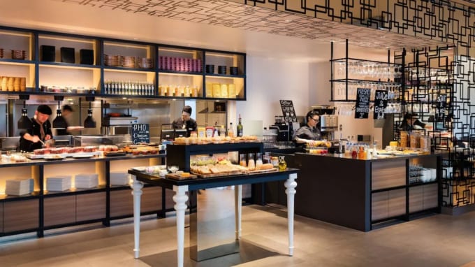 コートヤード・バイ・マリオット新大阪ステーションの朝食ビュッフェ