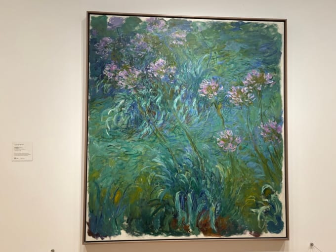 クロード・モネ『アガパンサス』ニューヨーク近代美術館「MoMA」