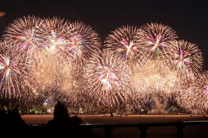 琵琶湖大花火大会（琵琶湖汽船 ビアンカクルーズ