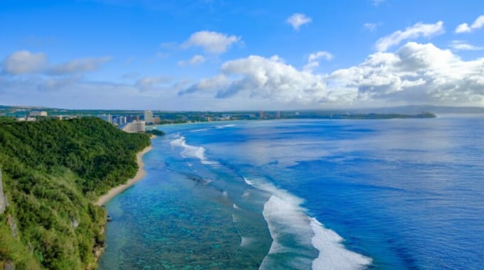 恋人岬からの絶景