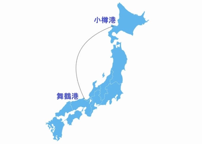 新日本海フェリー「けやき」小樽ー舞鶴航路