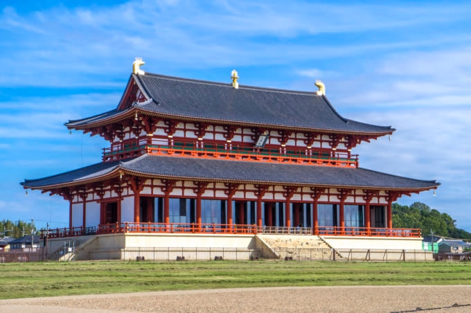 平城宮跡「第一次大極殿」（奈良）