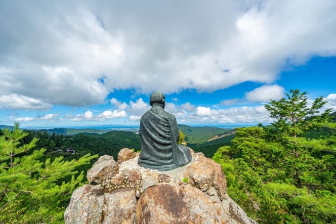 太龍寺　ー求聞持修行大師像